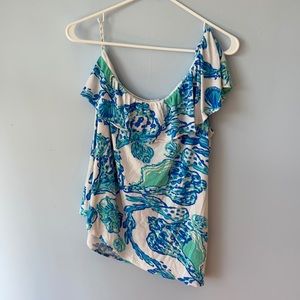 Lilly Pulitzer one shoulder top